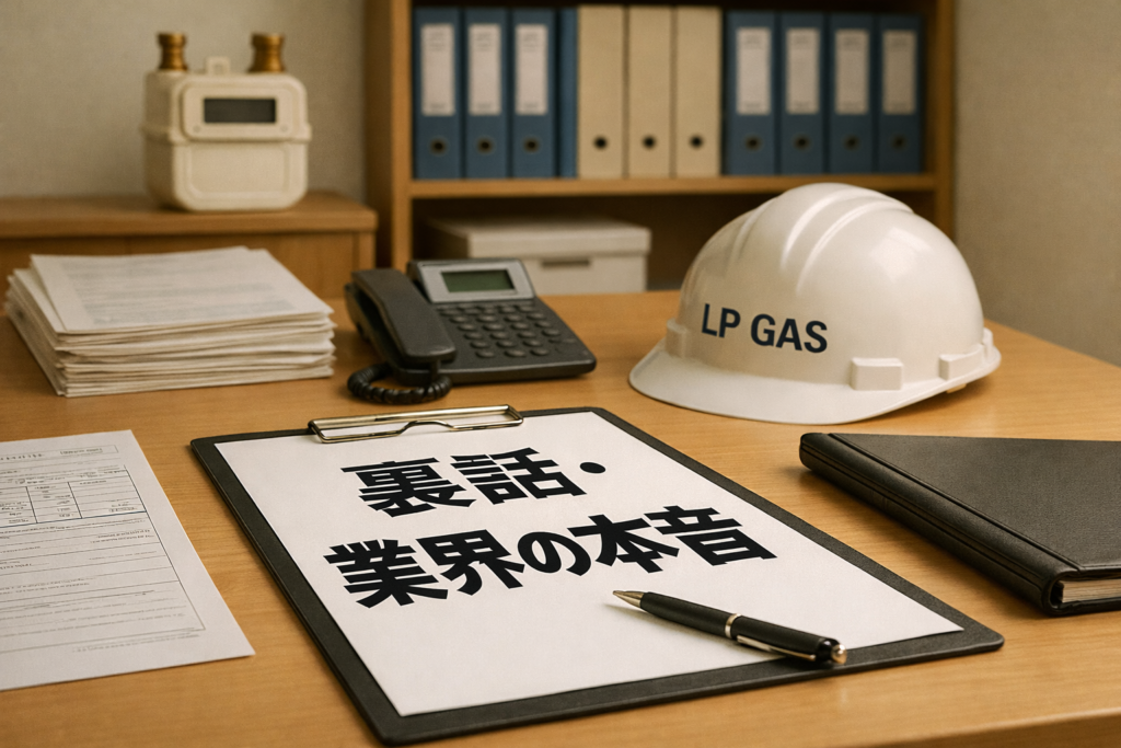 悪質なプロパンガス会社を見抜くためのチェックポイントを解説するイメージ